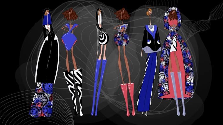 Fashion illustration artwork