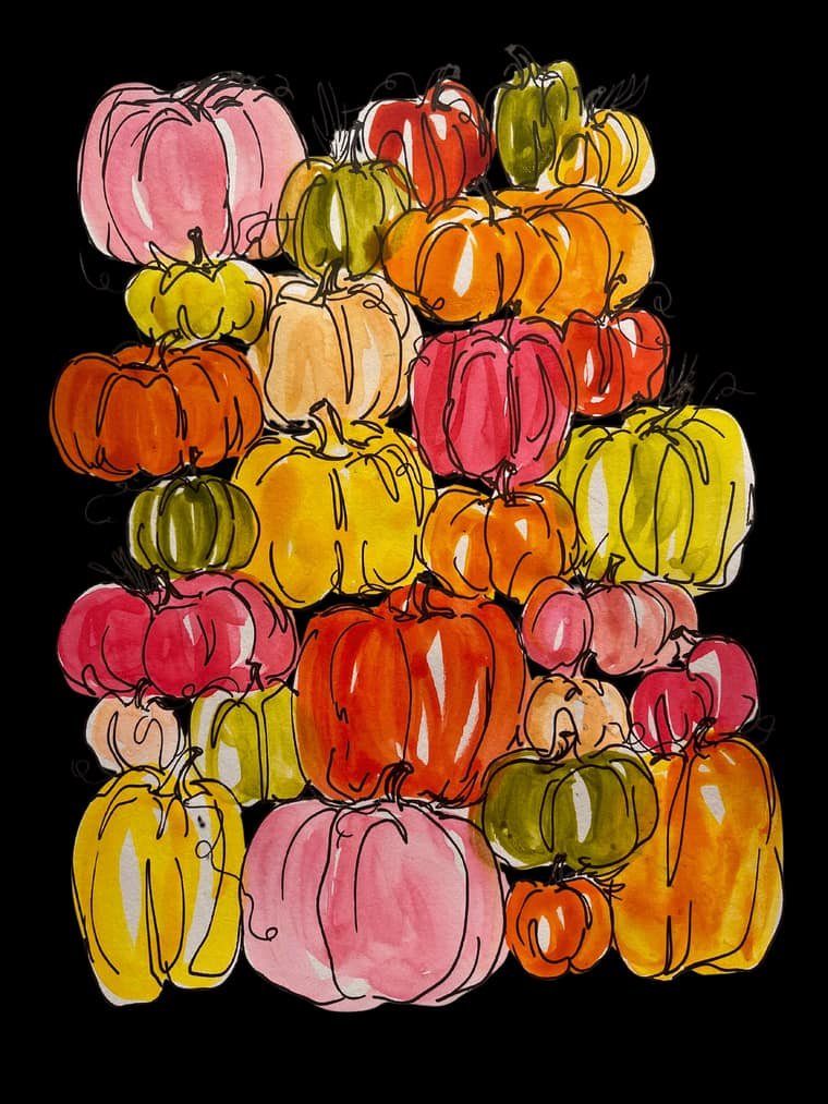 Watercolor artwork